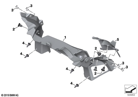 Motorcycle Trim Section, Windshield for 2020 BMW-Motorrad F 900 XR #5
