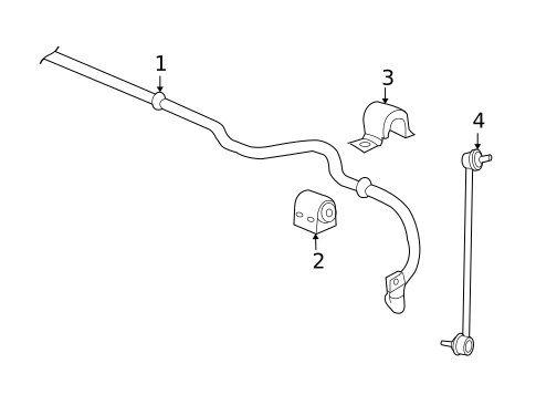 Stabilizer Bar & Components for 2009 Pontiac G5 #0