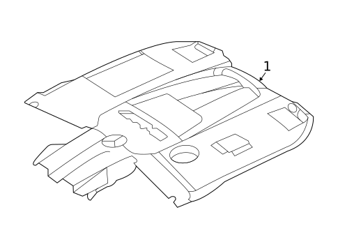 Engine Appearance Cover for 2018 Mercedes-Benz S63 AMG #1