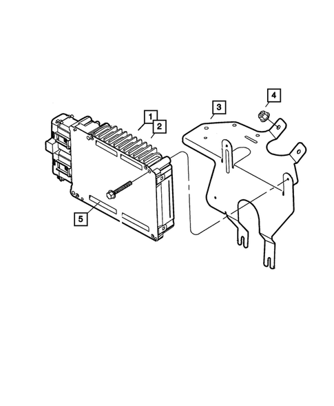 Single Board Engine Controllers for 2007 Chrysler Pacifica #0