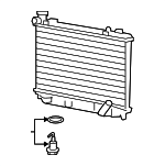 21947 - Cooling System: ACDelcoâ„¢ Radiator for Chevrolet: Caprice, SS Image