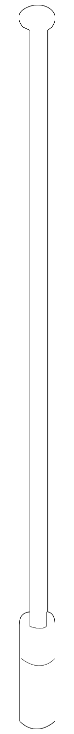 28215ZV00A - Electrical: Antenna Mast for Nissan: NV1500, NV2500, NV3500, TITAN, TITAN XD Image