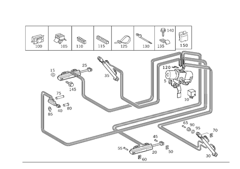 Folding Top Hydraulic System for 2002 Mercedes-Benz SLK320 #0