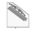 76630SDAA01 - Body: Wiper Blade for Honda: Accord Image