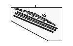 2003-2007 Honda Accord - Blade Windshield Wiper (650MM) (Driver Side)