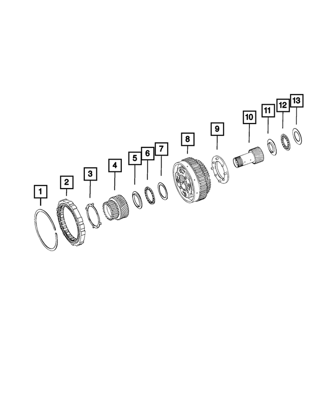68140603AA - AS60T; 6 Speed; Automatic Transaxle: Planetary Gear for Mopar Image