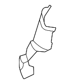 64315XC13AVH - Body: Hinge Cover for Subaru Image