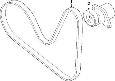Belts & Pulleys for 2025 Volkswagen Atlas #0