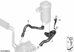 32416850684 - Steering: Suction Pipe for BMW Image