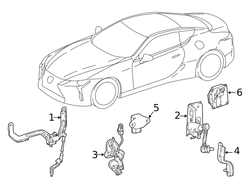 Ride Control Components for 2025 Lexus LC500 #0