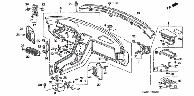 Instrument Panel for 2002 Acura NSX #0