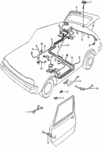 32102671670 - : Wire, Instrument Wiper for Honda Image