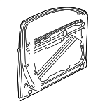 3C4831055J - Body: Door Shell for Volkswagen: Passat Image