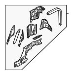 4H0813032TB - Body: Wheelhouse Assembly for Audi: A8 Quattro, S8 Image