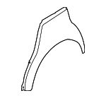 4H0809411TA - Body: Outer Wheelhouse for Audi: A8 Quattro, S8 Image