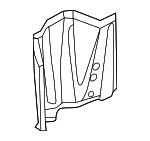 4H0810363TB - Body: Inner Wheelhouse for Audi: A8 Quattro, S8 Image