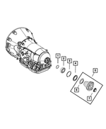 52108626AA - NAG1; W5A580; 5-Speed; Automatic Transmission: Output Shaft Seal Slinger for Mopar Image