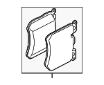 34108064561 - Brakes: Brake Pads for BMW Image