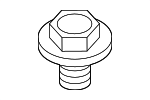 34116868785 - Brakes: Brake Dust Shield Bolt for BMW Image