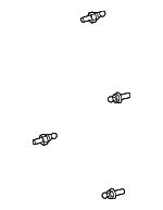 LR138284 - Body: Support Cylinder Ball Stud for Land Rover: Discovery, Discovery Sport, LR2, Range Rover, Range Rover Evoque, Range Rover Sport, Range Rover Velar Image