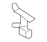 XL2Z7860328A - Body: Track Assembly Bracket for Ford: Five Hundred, Freestyle | Mercury: Montego Image