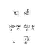 68381663AA - Electrical: Hub Media Center, Floor Console, Front for Mopar Image