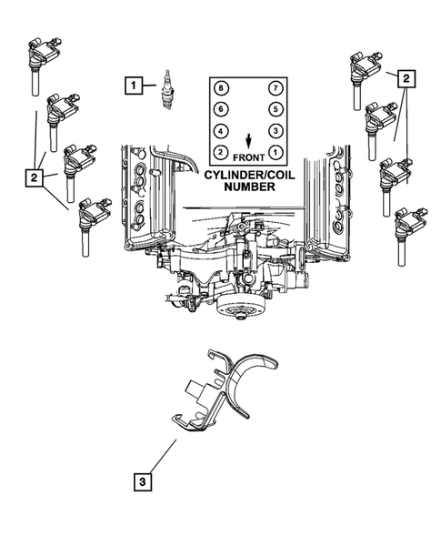 Ignition - Spark Plugs, Cables, Coils, and Glow Plugs for 2009 Dodge Ram 2500 #0