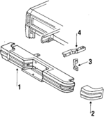 E5TZ17906B - Body: Face Bar for Ford: Ranger Image