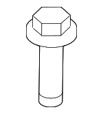W711685S900 - Body: Sight Shield Mount Bolt for Ford Image