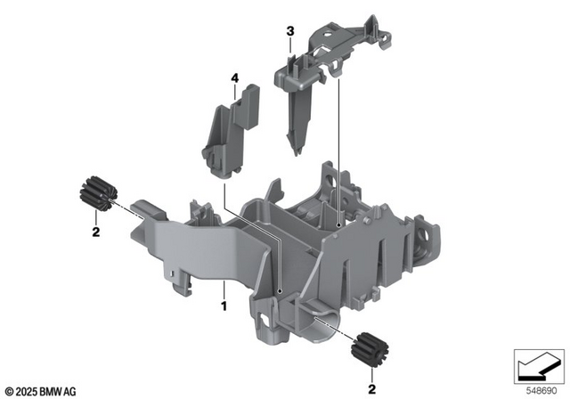 61359830119 - General Electrical System: Control Unit Support -  for BMW-Motorrad Image image