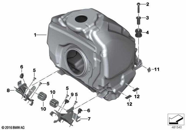 16118529311 - : Fuel Tank for BMW-Motorrad Image