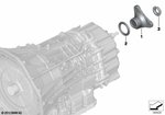 28207603251 - Dual-Clutch Gearbox: Output Flange for BMW: 135i, 335is, Z4 35i, Z4 35is Image image