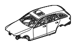 2136000305 - Body: Body Assembly for Mercedes-Benz: E 400, E 450, E 63 AMG&amp;reg;, E 63 AMG&amp;reg; S Image image