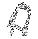 4M0881045P - Body: Seat Back Frame for Audi: A4, A4 allroad, A4 Quattro, A5 Sportback, Q7, Q8, RS Q8, RS5 Sportback, S4, S5 Sportback, SQ7, SQ8, TT Quattro Image