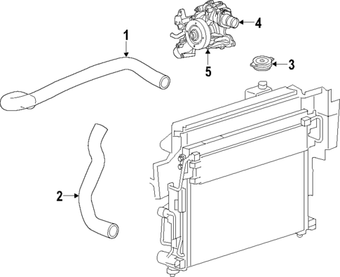 Water Pump for 2007 Jeep Grand Cherokee #1