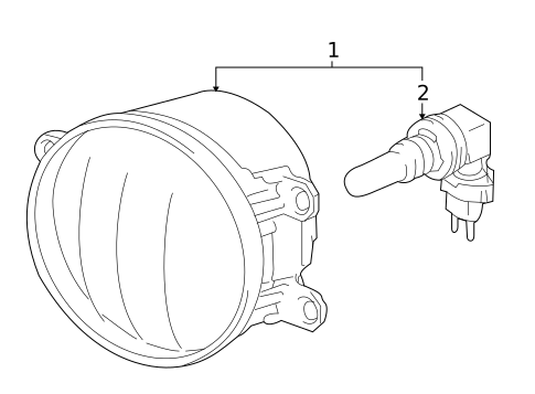 Bulbs - Chassis for 2012 Lexus RX450h #0