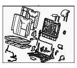 84399815 - Body: Seat Assembly for Cadillac: Escalade Image