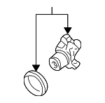 FOTZ4851B - Front Drive Axle: Companion Flange for Ford: Explorer, Ranger Image