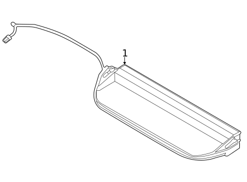 High Mounted Stop Lamp for 2020 Volvo S60 #0
