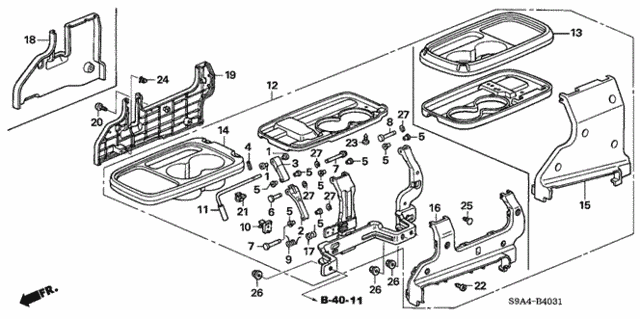 Center Table (2) for 2005 Honda CR-V #0