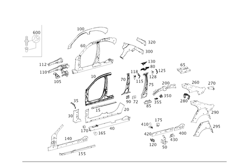 Side Panels for 2020 Mercedes-Benz S63 AMG #0