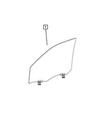 68231938AB - Glass: Front Door Glass, Right for Mopar Image image