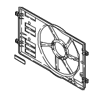 5QM121205P - : Fan Shroud for Volkswagen: Golf, Golf SportWagen Image