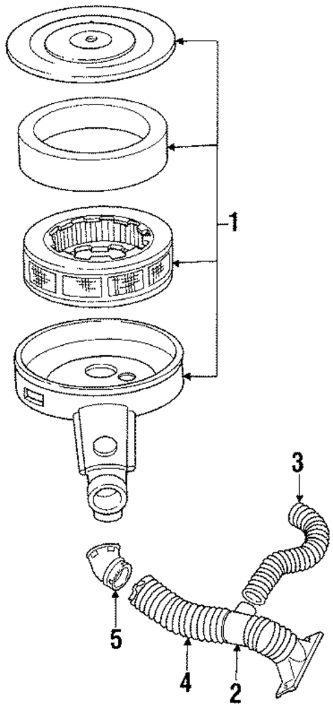 Air Inlet for 1987 Dodge B250 #1
