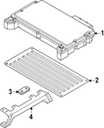 85H907334F - : Mount for Audi: Q6 e-tron, SQ6 e-tron Image