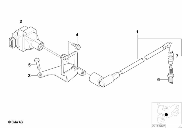 12122343144 - : Spark Plug for BMW-Motorrad Image