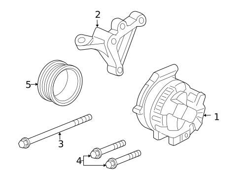 Alternator for 2003 Honda Accord #1