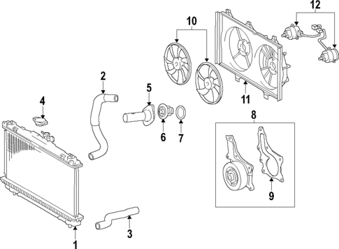 Cooling System for 2015 Toyota Highlander #0