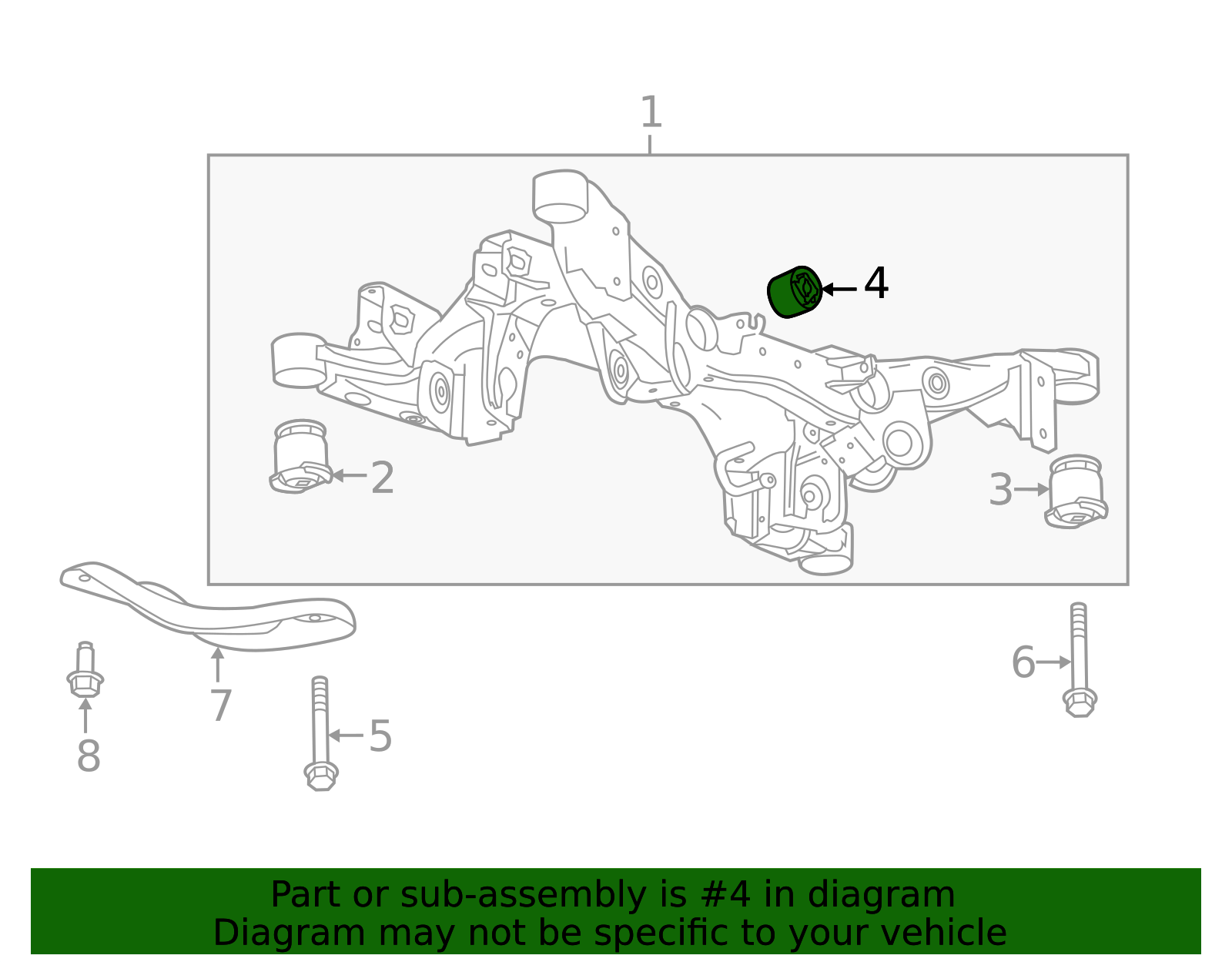 1344708 2010-2019 GM Differential Carrier Bushing 13243708 GM | GMPartsDirect.com