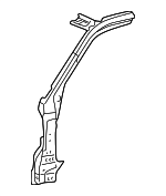 6110960050 - Body: Pillar Reinforced for Toyota: Land Cruiser Image